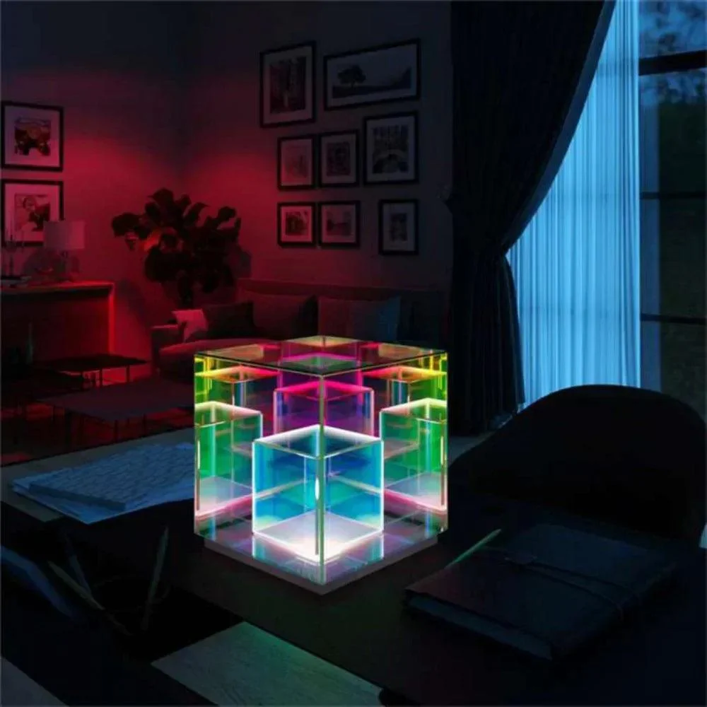 Concentric Cube Table Lamp -  - #tag1#