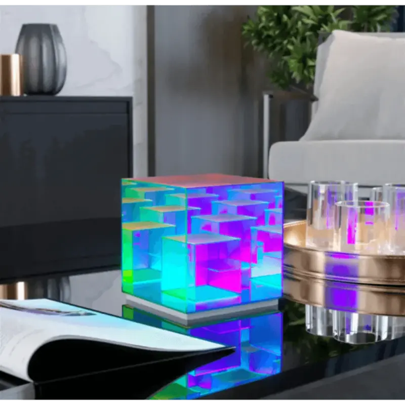 Concentric Cube Table Lamp tag1