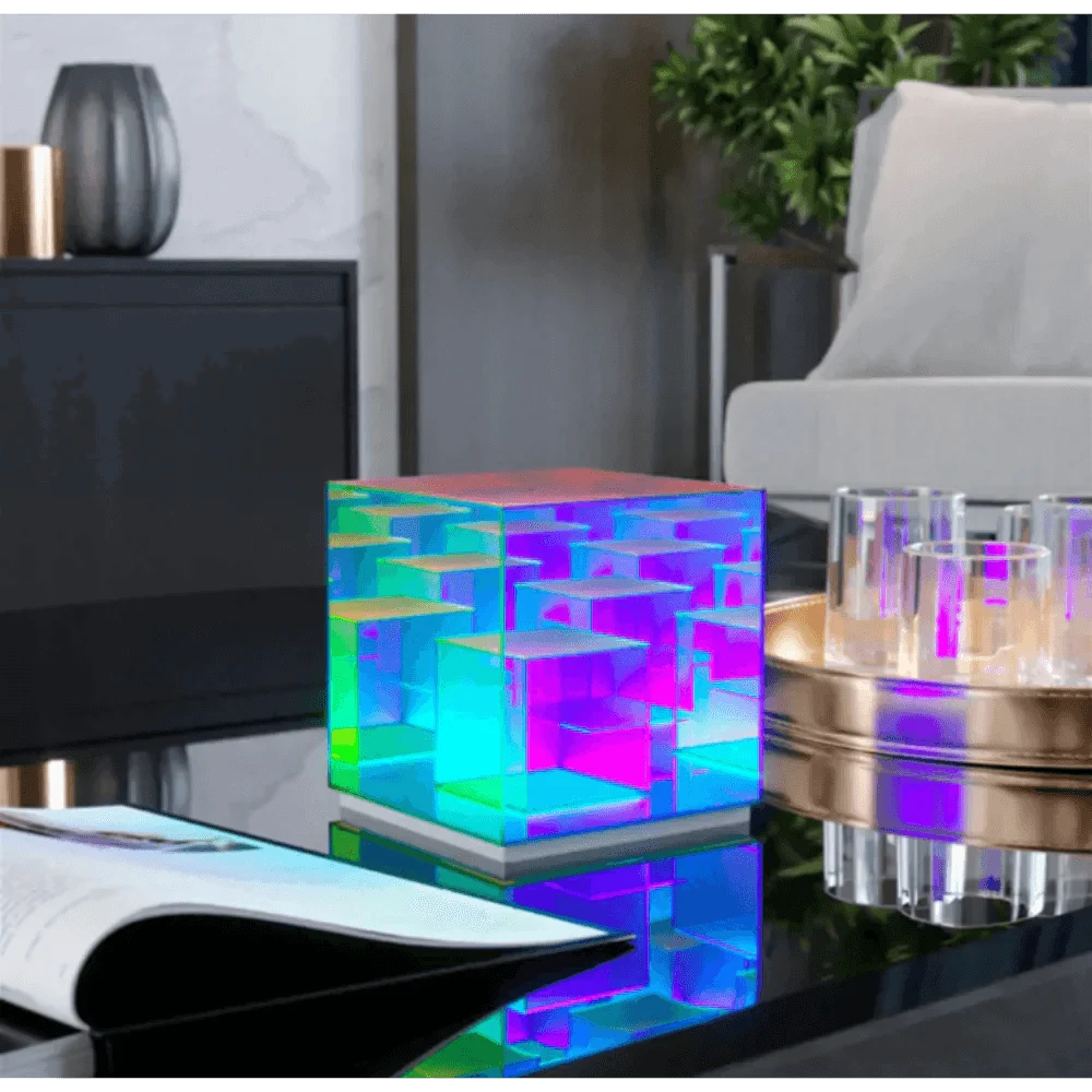 Concentric Cube Table Lamp -  - #tag1#