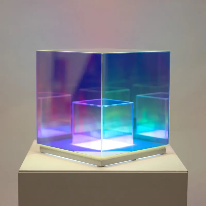 Concentric Cube Table Lamp Modern Lighting tag1