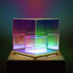 Concentric Cube Table Lamp Modern Lighting tag1
