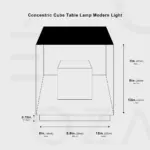 Concentric Cube Table Lamp Modern Lighting tag1