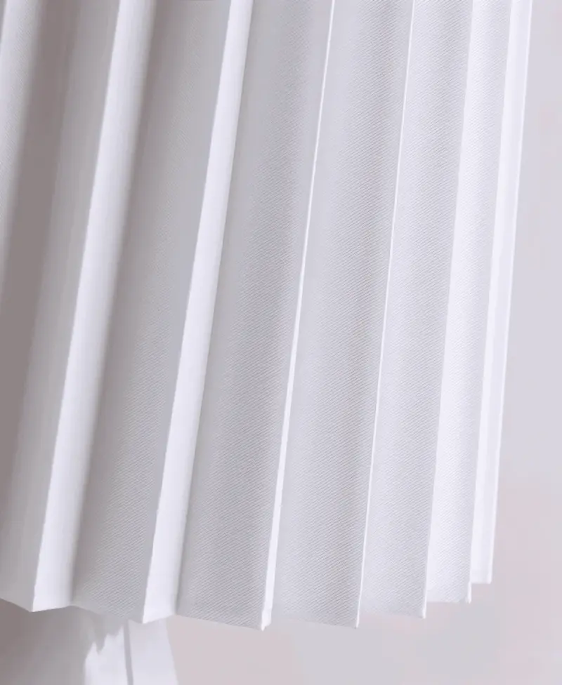 ConePleated Table Lamp LED Ceramic Milkshake Desk Lamp tag1