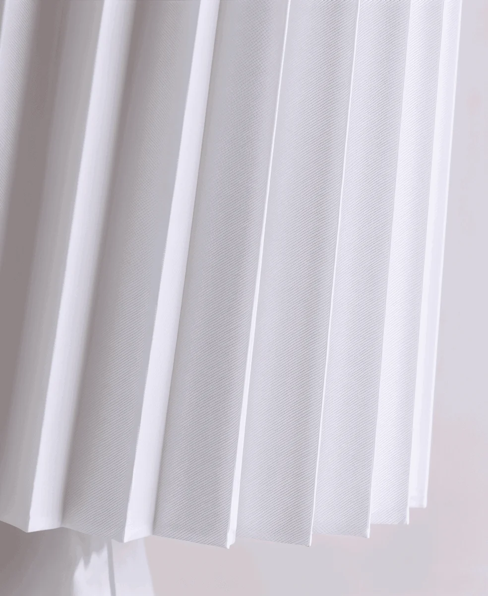 ConePleated Table Lamp - LED Ceramic Milkshake Desk Lamp -  - #tag1#