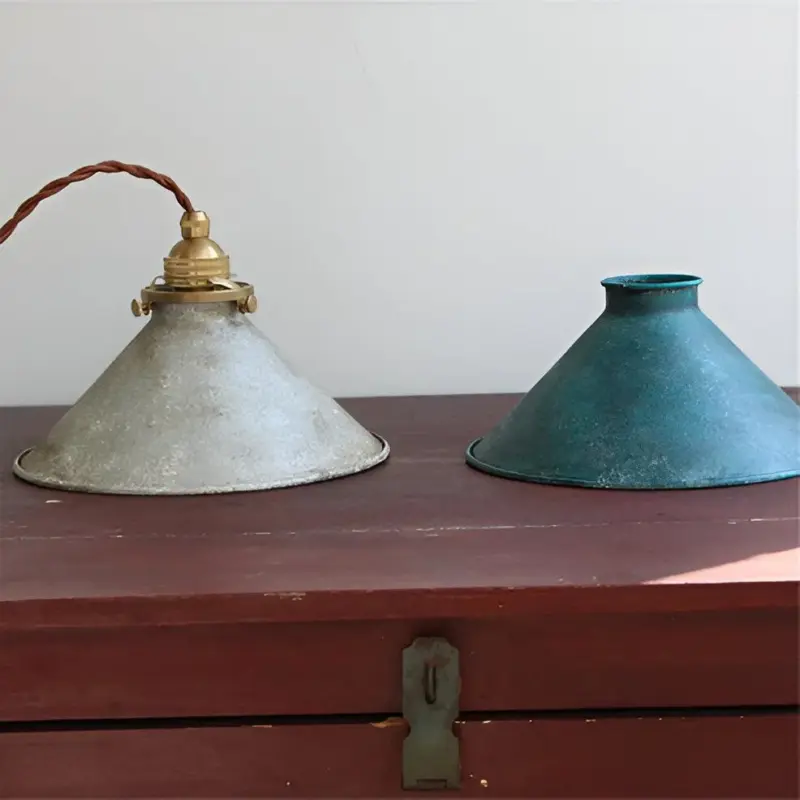 Conic pendant light industrial light pendant vintage hanging lamp tag1