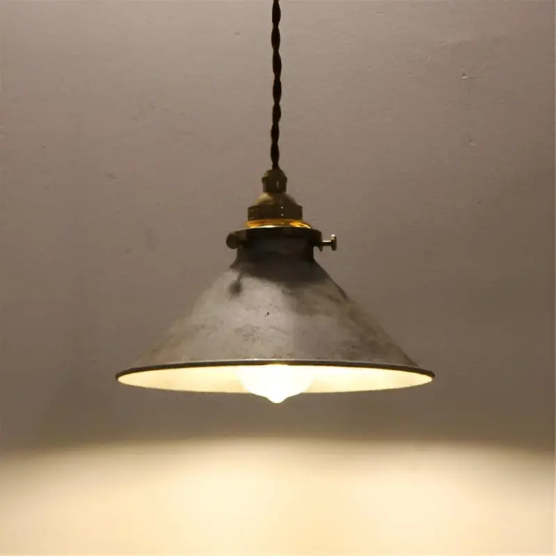 Conic pendant light industrial light pendant vintage hanging lamp tag1