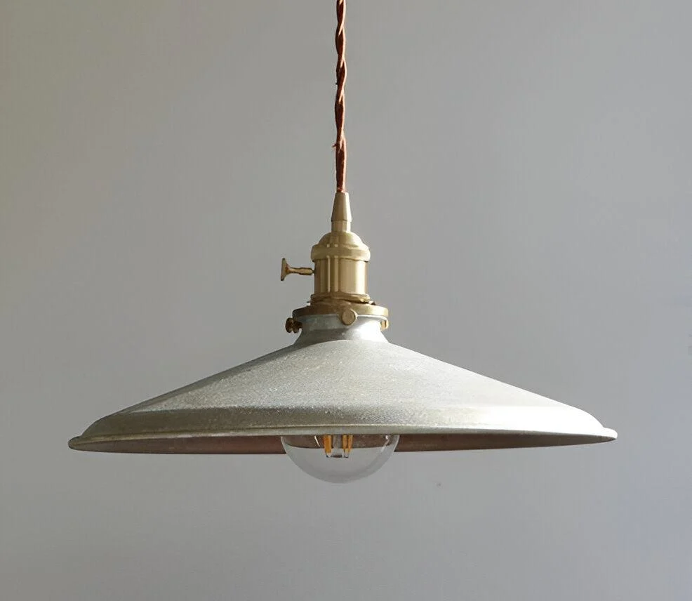 Conic pendant light - industrial light pendant - vintage hanging lamp -  - #tag1#