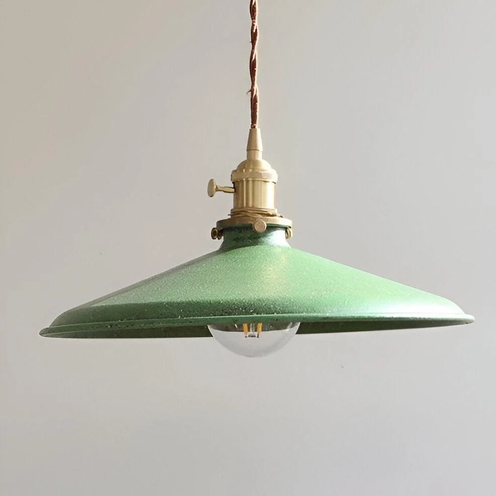 Conic pendant light - industrial light pendant - vintage hanging lamp -  - #tag1#