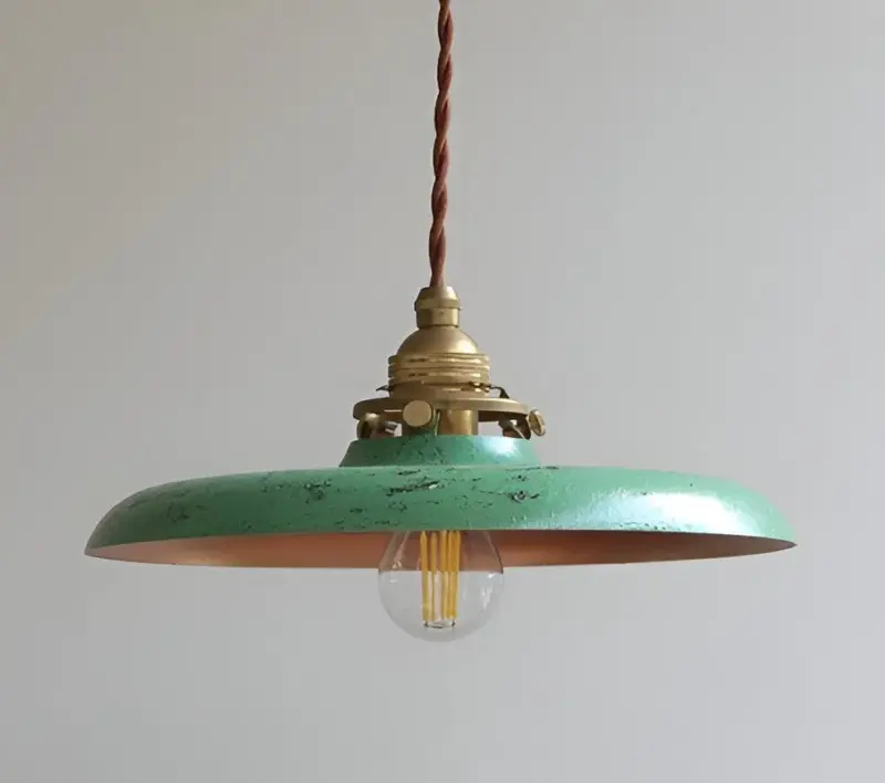 Conic pendant light industrial light pendant vintage hanging lamp tag1
