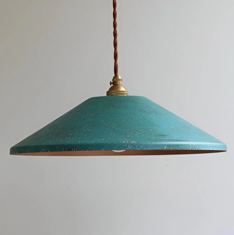 Conic pendant light - industrial light pendant - vintage hanging lamp -  - #tag1#