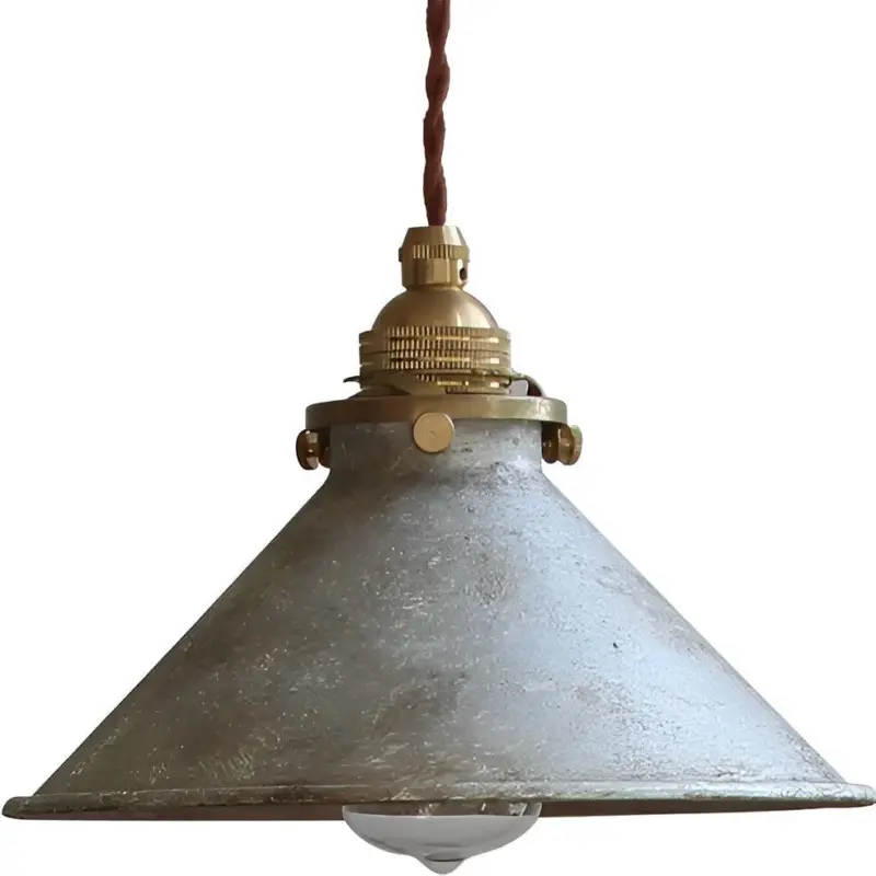 Conic pendant light industrial light pendant vintage hanging lamp tag1