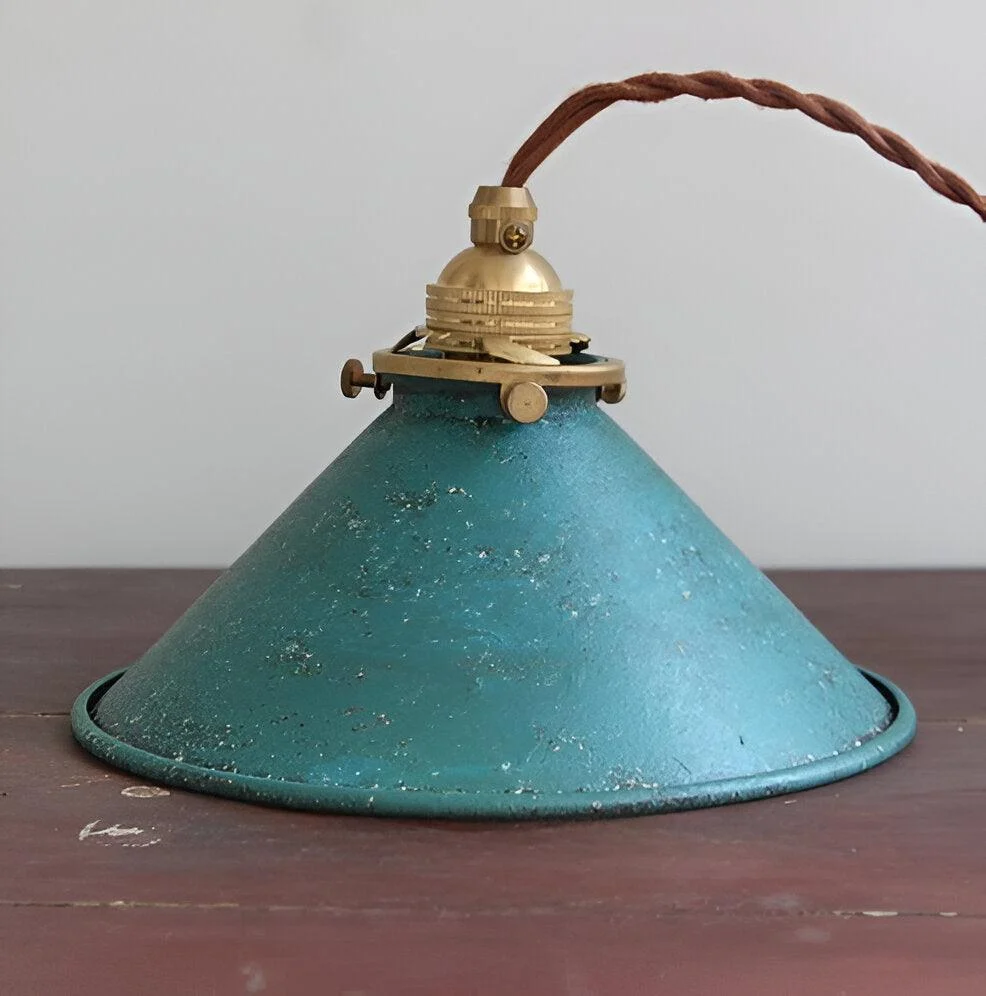 Conic pendant light - industrial light pendant - vintage hanging lamp -  - #tag1#