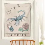 Constellation Celestial Star Sign Tapestry tag1
