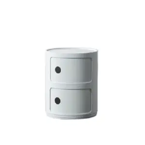 Contemporary Accent Table Bedside Table Bed Nightstand with Cabinets