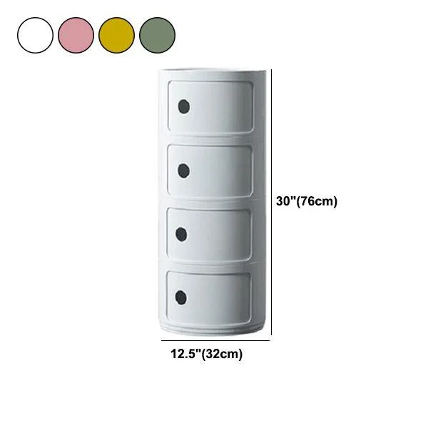 Contemporary Accent Table Bedside Table Bed Nightstand with Cabinets -  - #tag1#