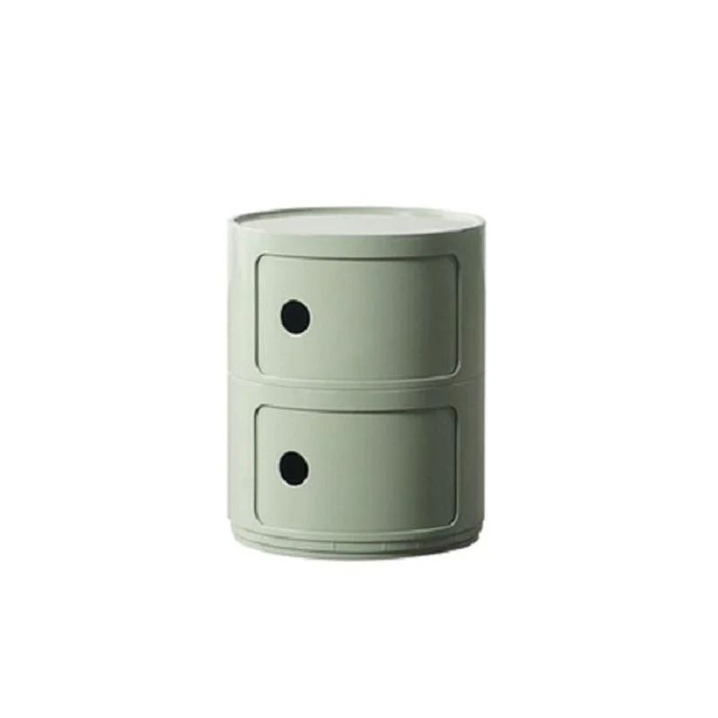 Contemporary Accent Table Bedside Table Bed Nightstand with Cabinets -  - #tag1#