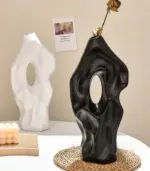 Contemporary_Ceramic_Tabletop_Vase_Abstract_Hollow_Out_37cm_-_-_tag1_-4182343 Contemporary Ceramic Tabletop Vase Abstract Hollow Out 37cm tag1