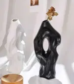 Contemporary_Ceramic_Tabletop_Vase_Abstract_Hollow_Out_37cm_-_-_tag1_-4182348 Contemporary Ceramic Tabletop Vase Abstract Hollow Out 37cm tag1
