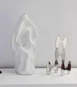 Contemporary_Ceramic_Tabletop_Vase_Abstract_Hollow_Out_37cm_-_-_tag1_-4182355 Contemporary Ceramic Tabletop Vase Abstract Hollow Out 37cm tag1