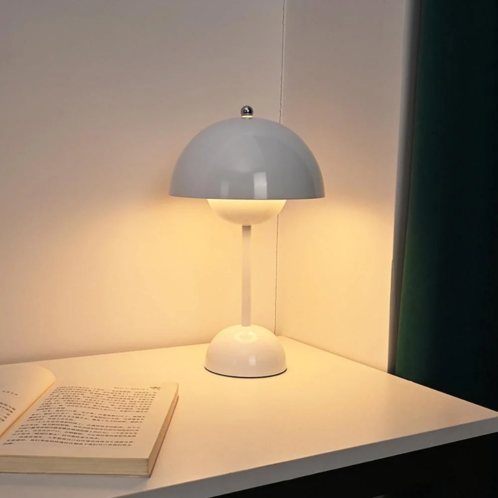 Contemporary Flower-Pot Cordless Table Lamps -