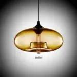 Contemporary Hanging 6 Color Glass Pendant Lights tag1