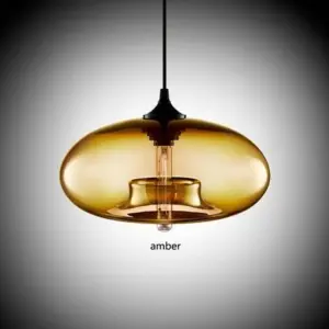 Contemporary Hanging 6 Color Glass Pendant Lights
