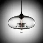 Contemporary Hanging 6 Color Glass Pendant Lights tag1