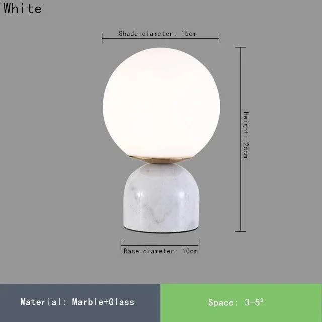 Contemporary Marble Living Room Table Lamp -  - #tag1#