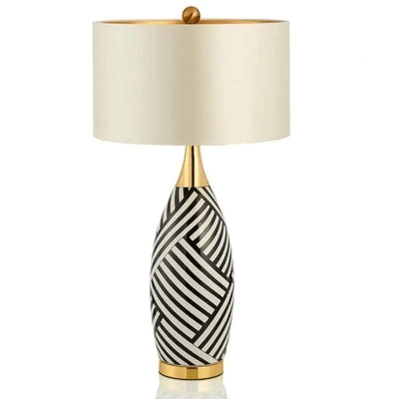 Contemporary Minimalist Ceramic Table Lamp - Illuminate Your Space with Style -