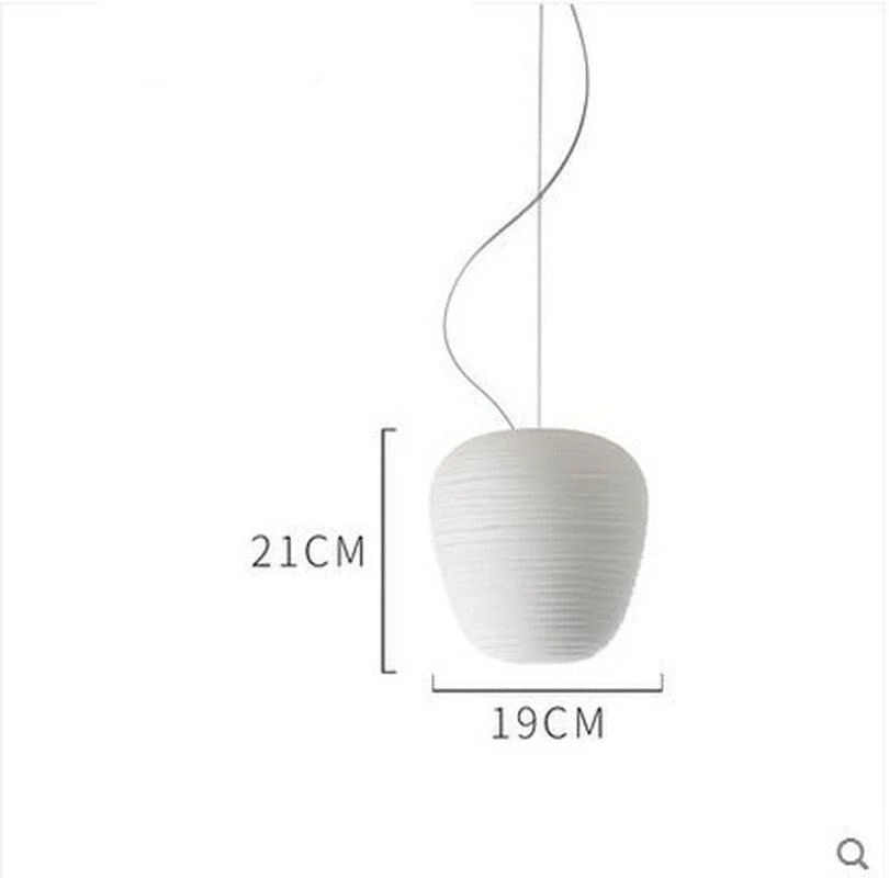 Contemporary Snow White Glass Pendant Lamp -  - #tag1#