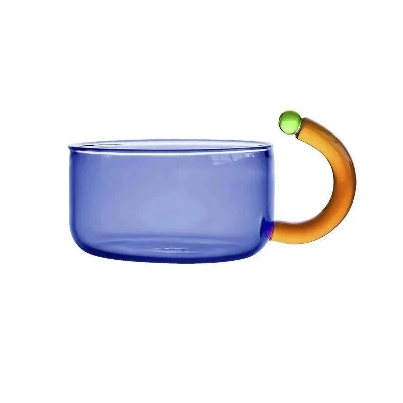 Contrasting Colour Translucent Kettle & Mug Set -  - #tag1#