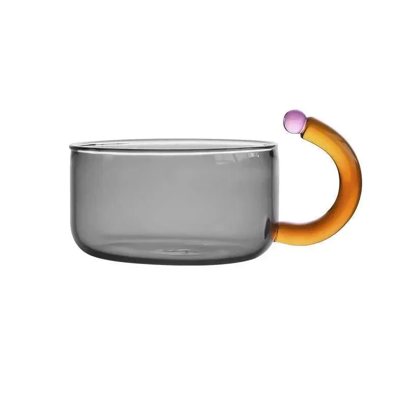 Contrasting Colour Translucent Kettle & Mug Set -  - #tag1#
