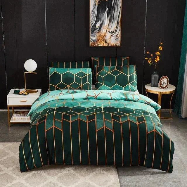 CoolComfort - Duvet cover with geometric pattern, cooling and breathable -  - #tag1#