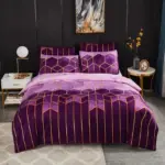 CoolComfort Duvet cover with geometric pattern cooling and breathable tag1