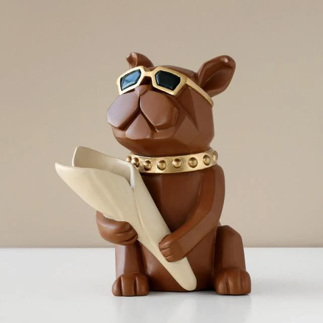 Cool Bulldog Statue Vase -  - #tag1#