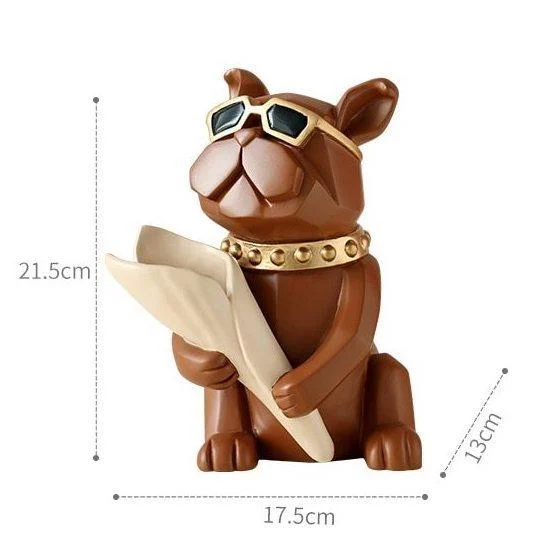 Cool Bulldog Statue Vase -  - #tag1#
