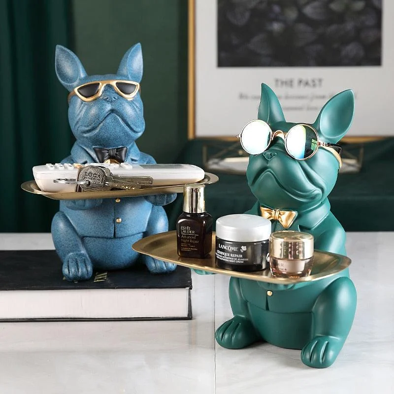 Cool French Bulldog Golden Tray -  - #tag1#