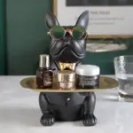 Cool French Bulldog Golden Tray tag1
