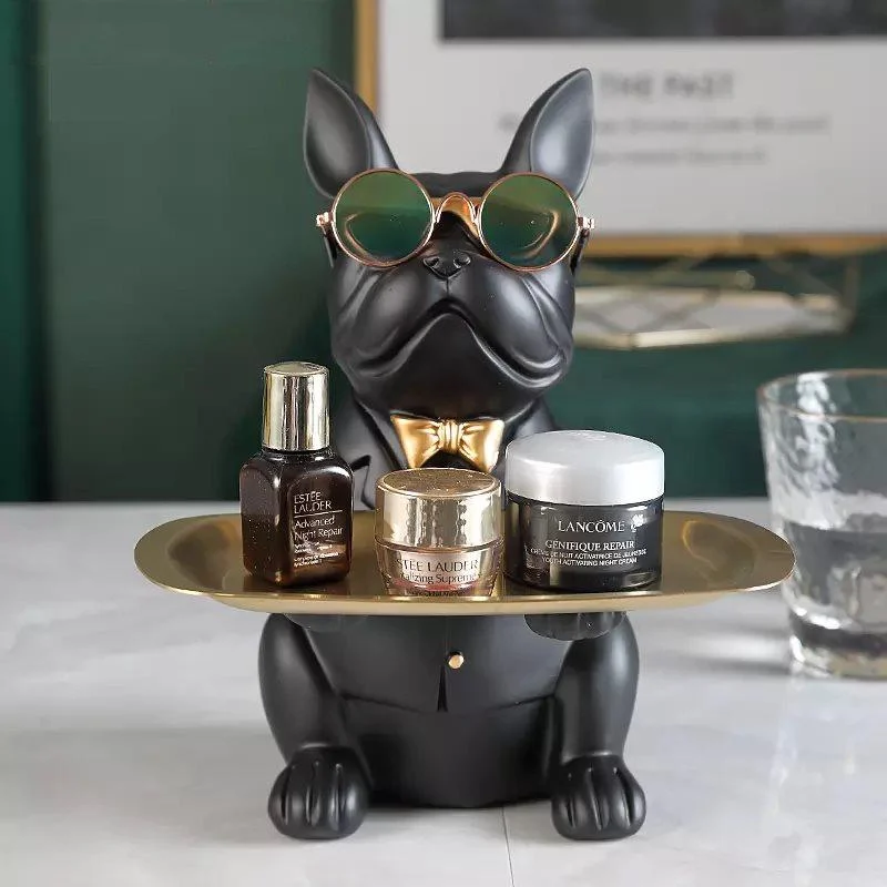 Cool French Bulldog Golden Tray -  - #tag1#