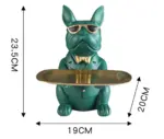 Cool French Bulldog Golden Tray tag1