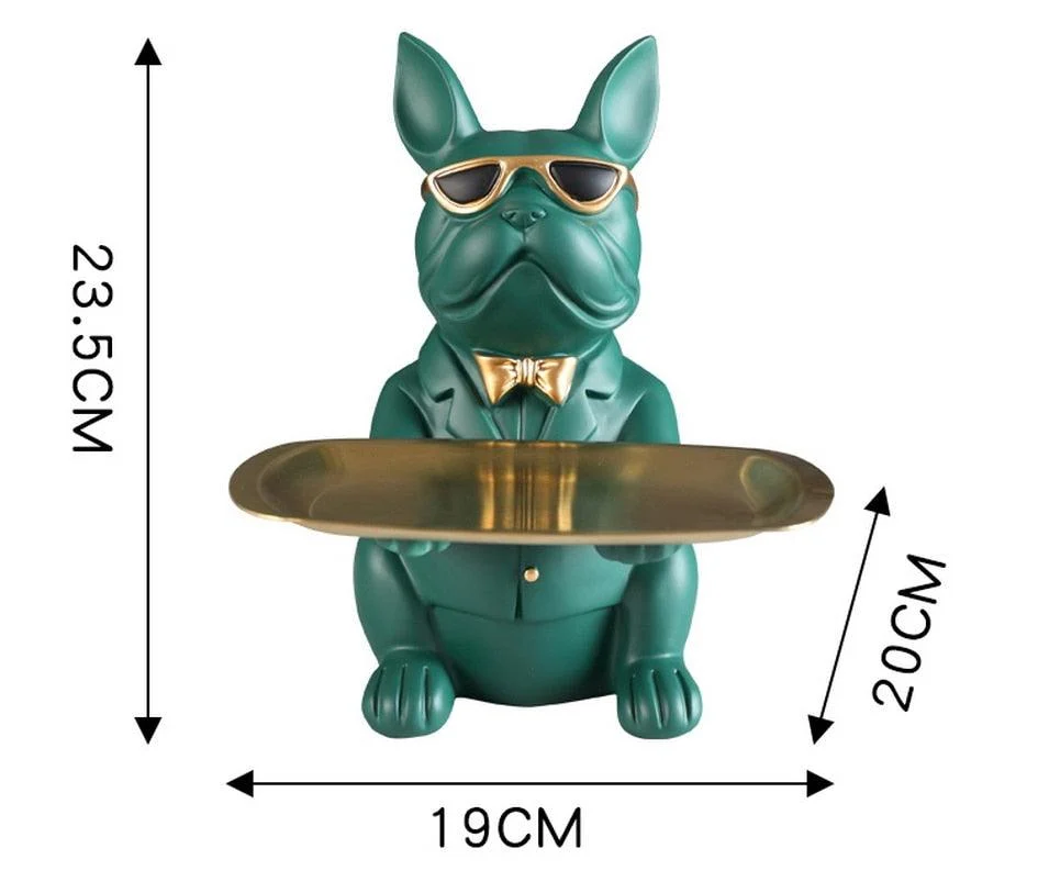 Cool French Bulldog Golden Tray -  - #tag1#