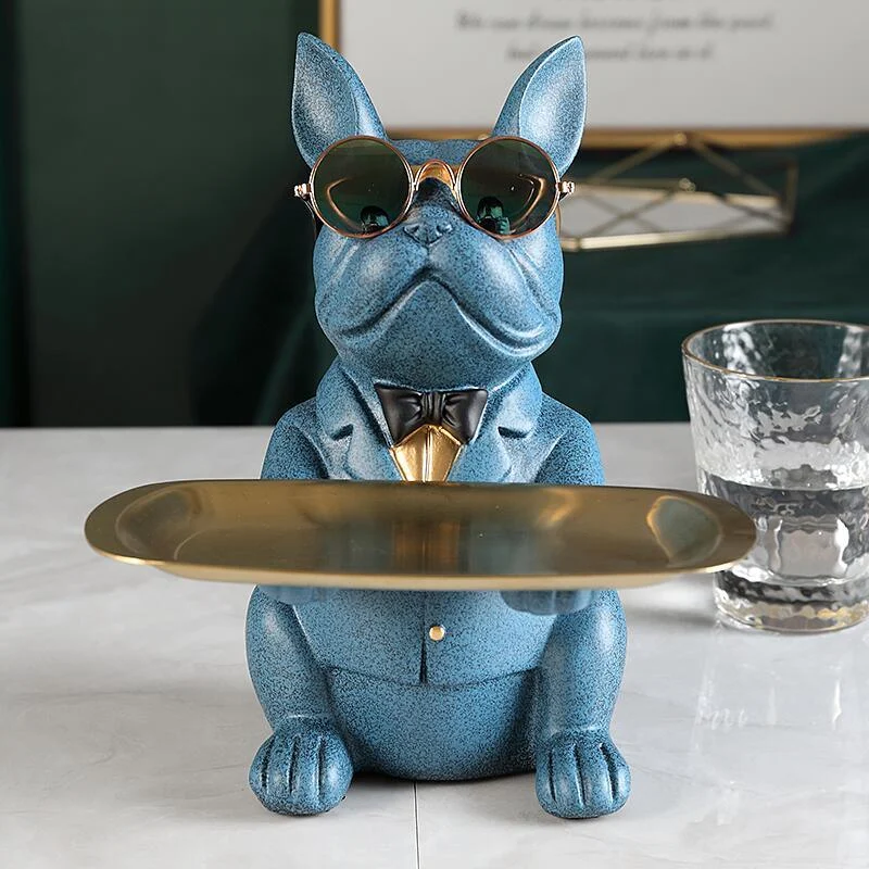Cool French Bulldog Golden Tray -  - #tag1#