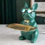Cool French Bulldog Golden Tray tag1