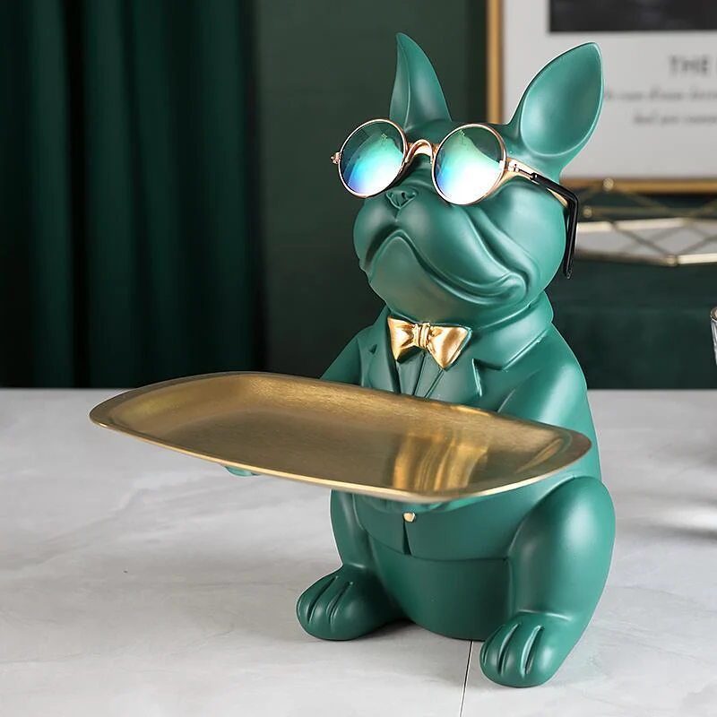 Cool French Bulldog Golden Tray -  - #tag1#