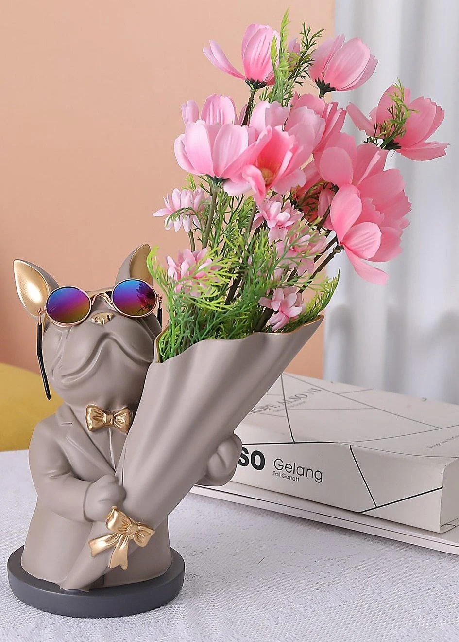 Cool Frenchie Statue Vase -  - #tag1#