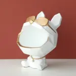 Cool Geometric Bulldog Storage tag1