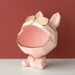 Cool Geometric Bulldog Storage tag1