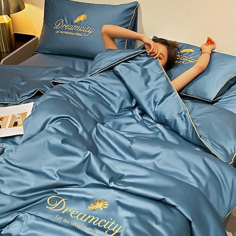 Cooling Duvet - LuxeCool - Breathable Ice Silk - Summer Duvet -  - #tag1#