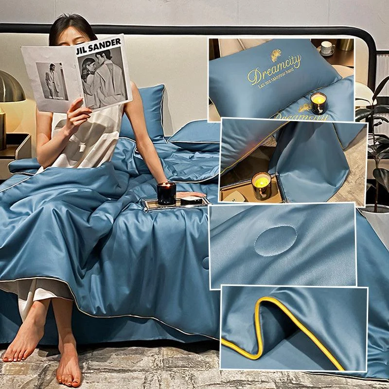 Cooling Duvet - LuxeCool - Breathable Ice Silk - Summer Duvet -  - #tag1#