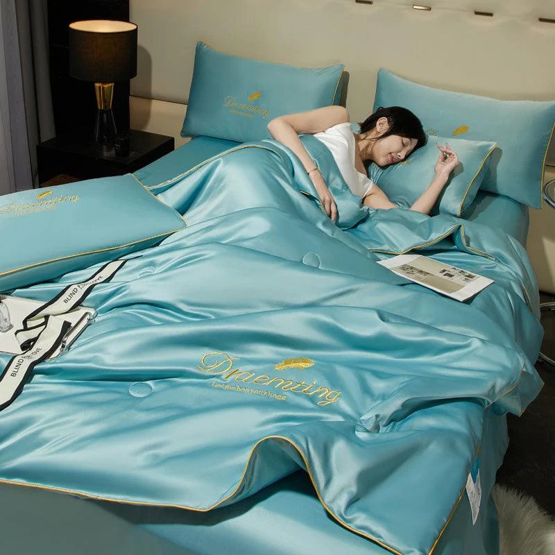 Cooling Duvet - LuxeCool - Breathable Ice Silk - Summer Duvet -  - #tag1#